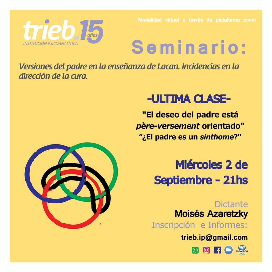 En este momento estás viendo Seminario: Versiones del padre en la enseñanza de Lacan. Incidencias en la dirección de la cura.