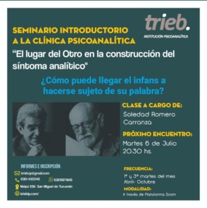 Lee más sobre el artículo Seminario Introductorio que estará a cargo de  Soledad Romero Carranza.