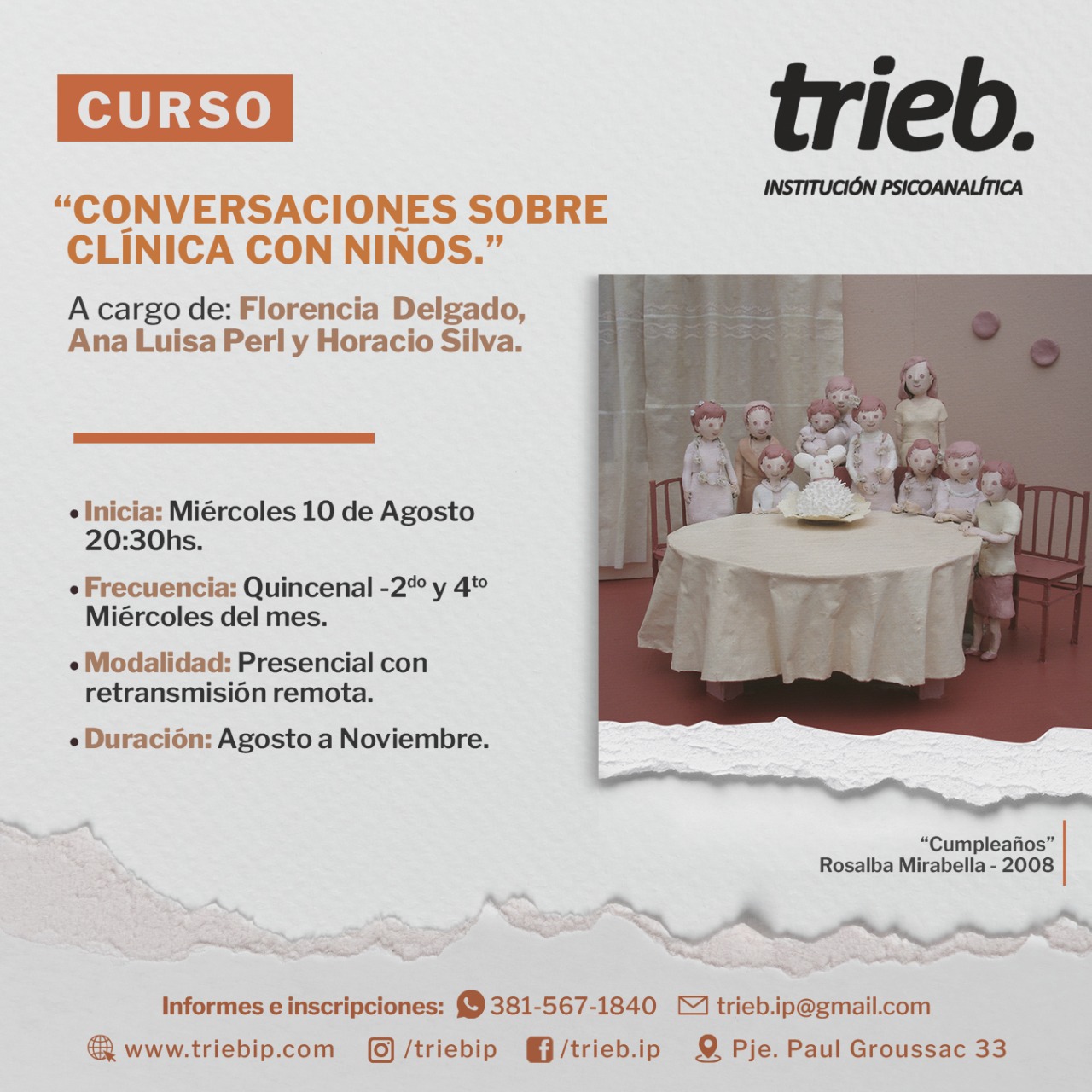 En este momento estás viendo Curso: «Conversaciones sobre clínica con niños»